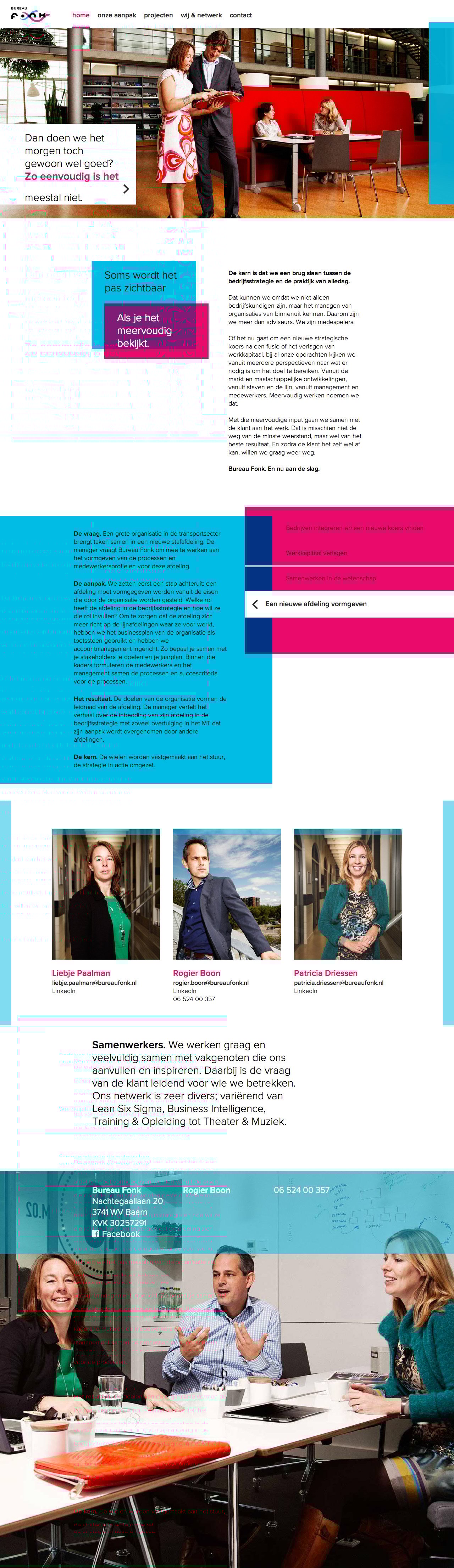 Bureau Fonk Website Screenshot