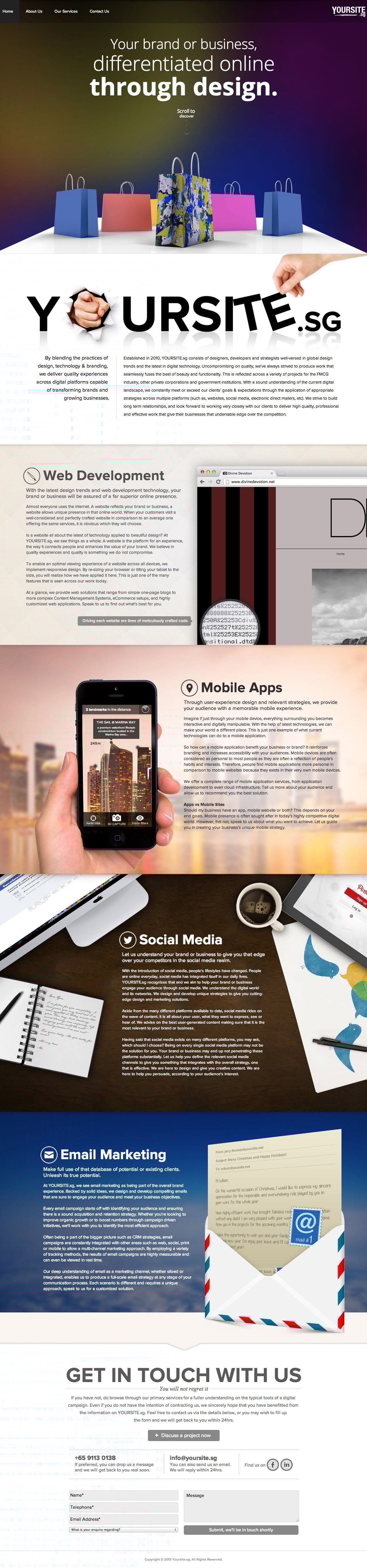 Yoursite.sg Website Screenshot