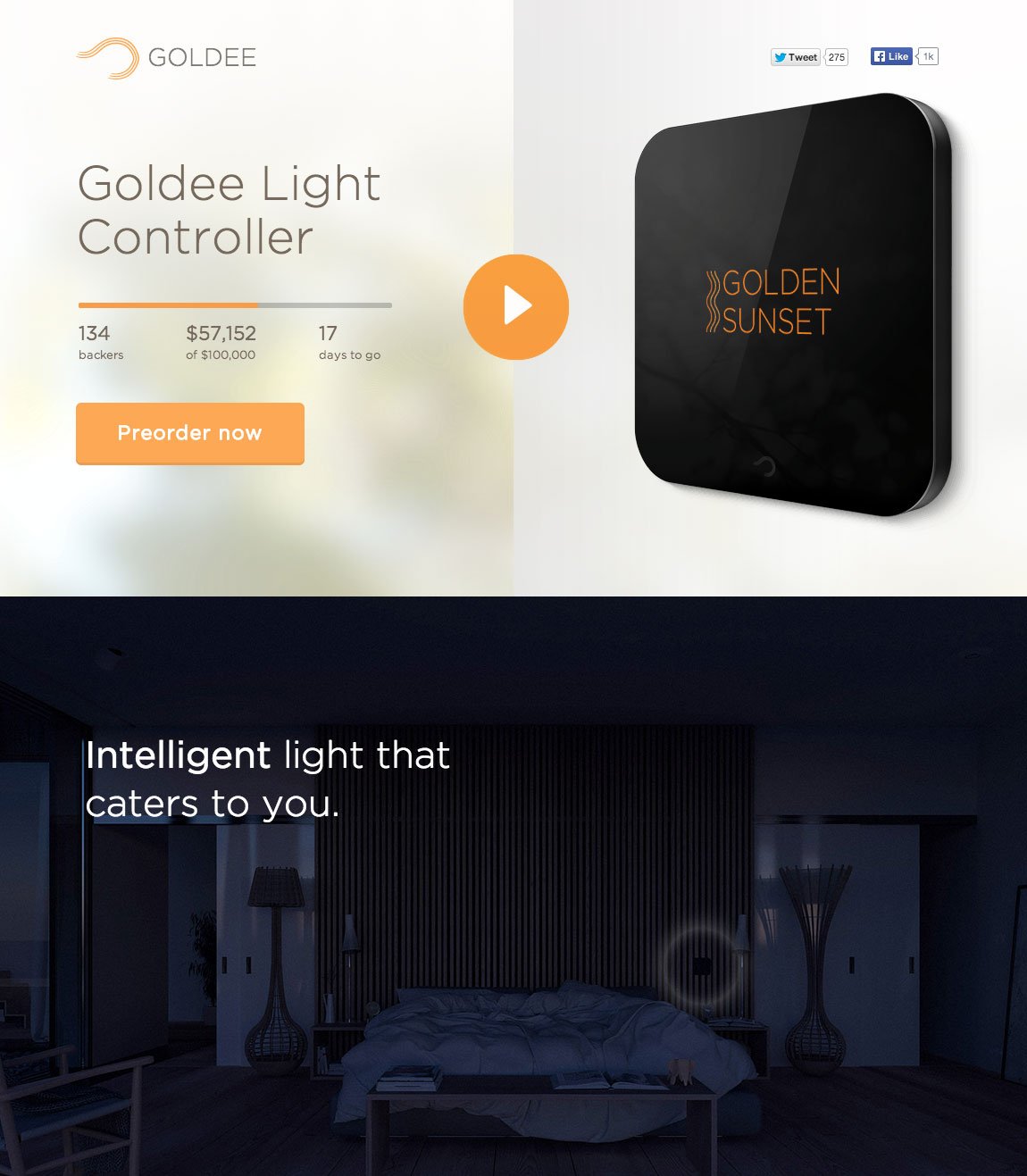 Goldee Website Screenshot