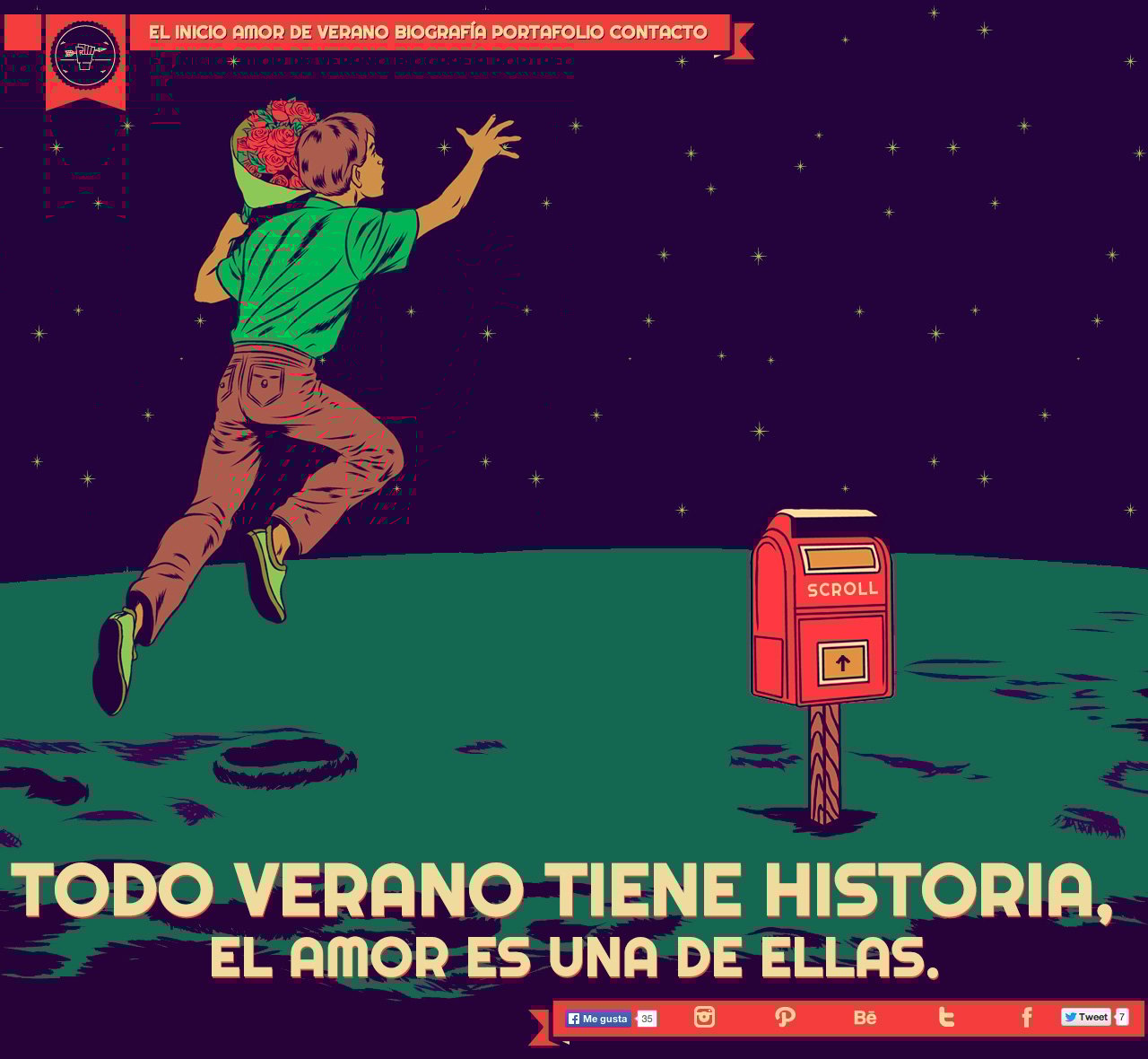 Amor de Verano Website Screenshot