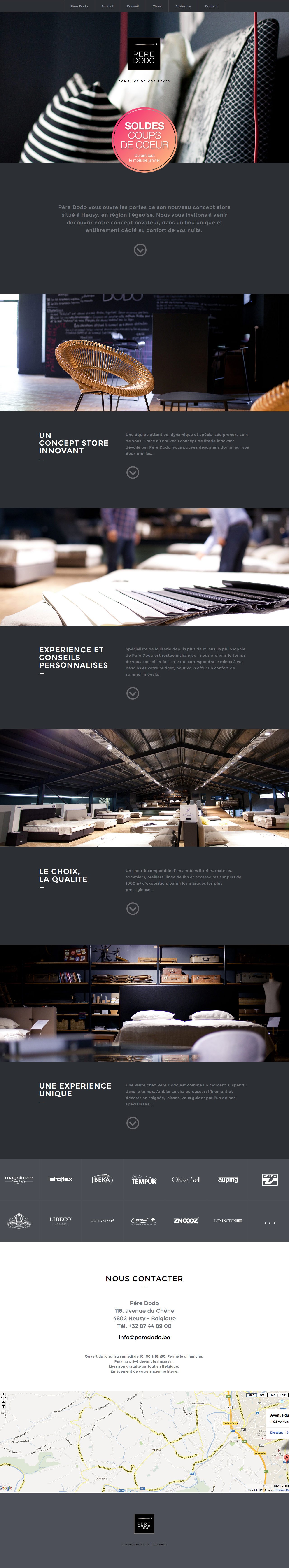 Père Dodo Website Screenshot