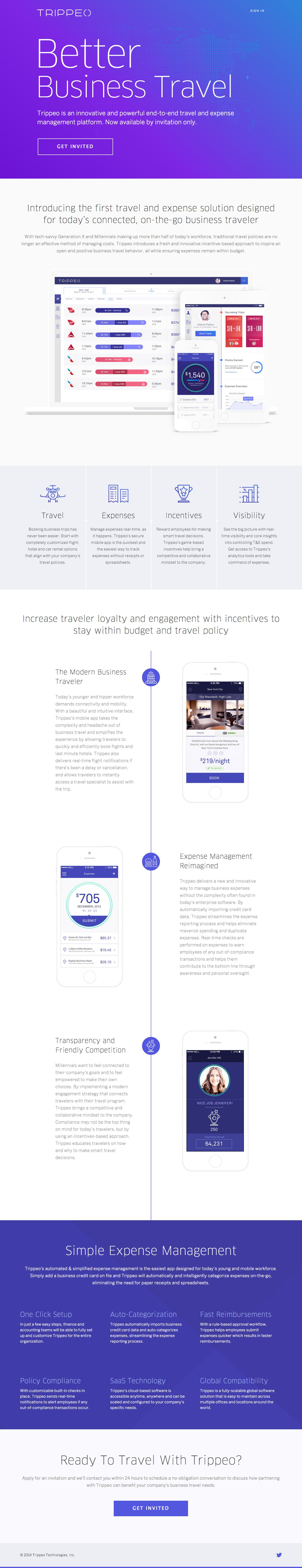 Trippeo Website Screenshot