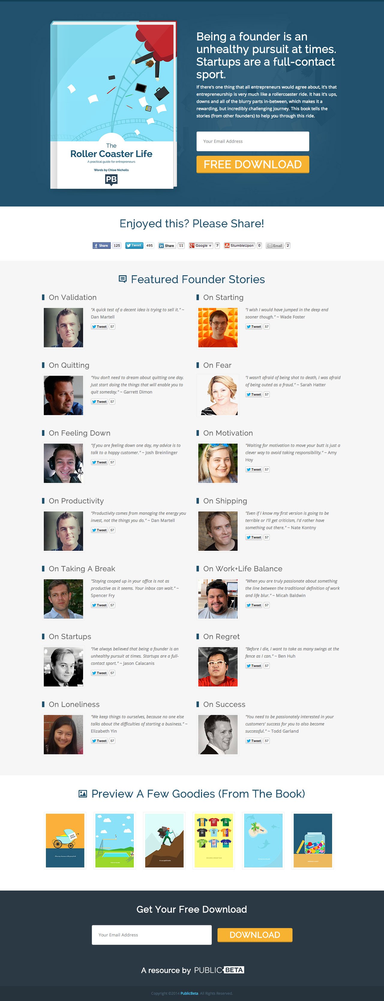 The Rollercoaster Life Website Screenshot