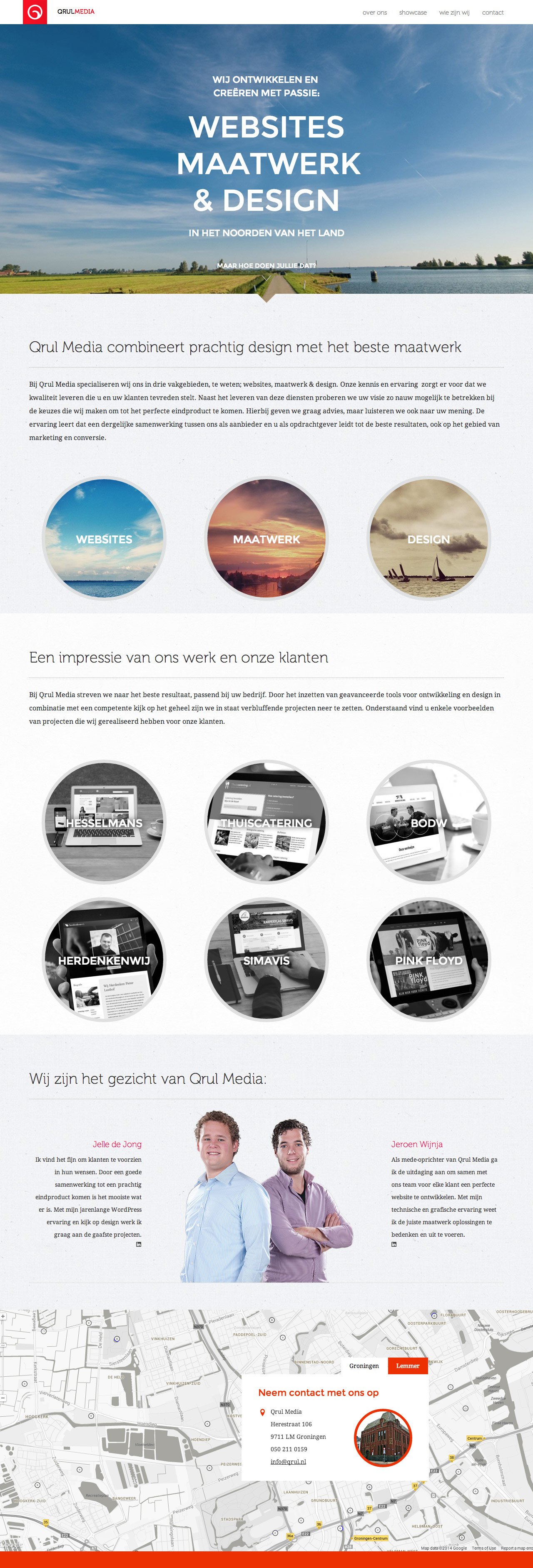 Qrul Media Website Screenshot