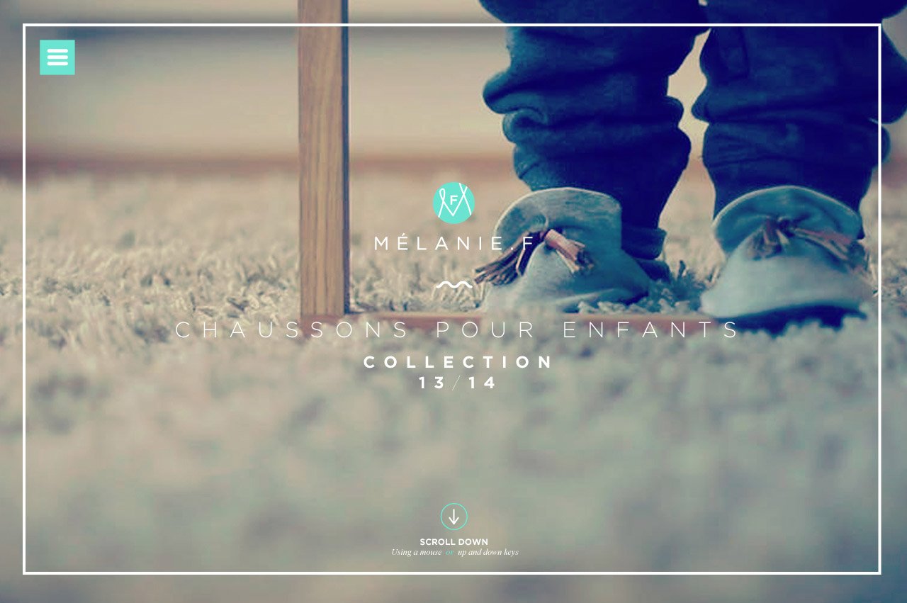 Melanie F Website Screenshot