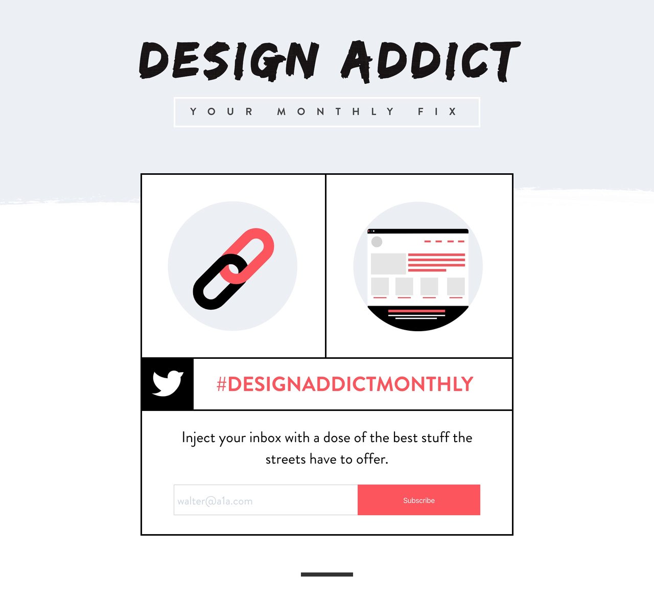Design Addict Website Screenshot