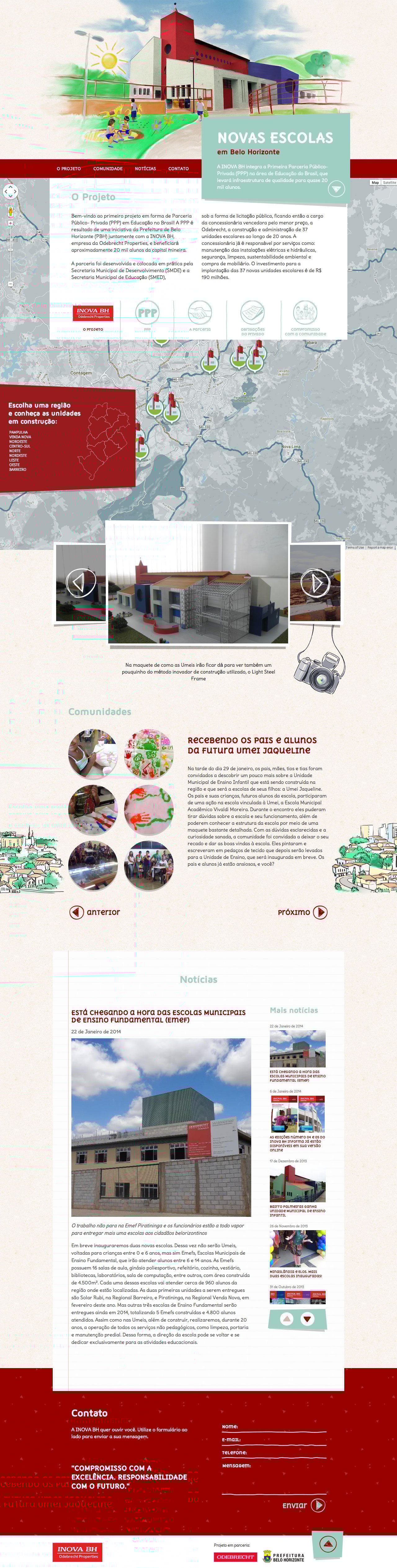 Inova BH Website Screenshot