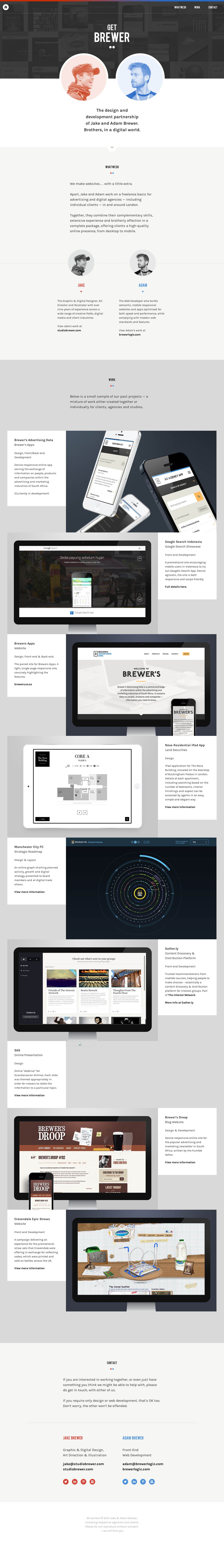 Get Brewer Website Screenshot
