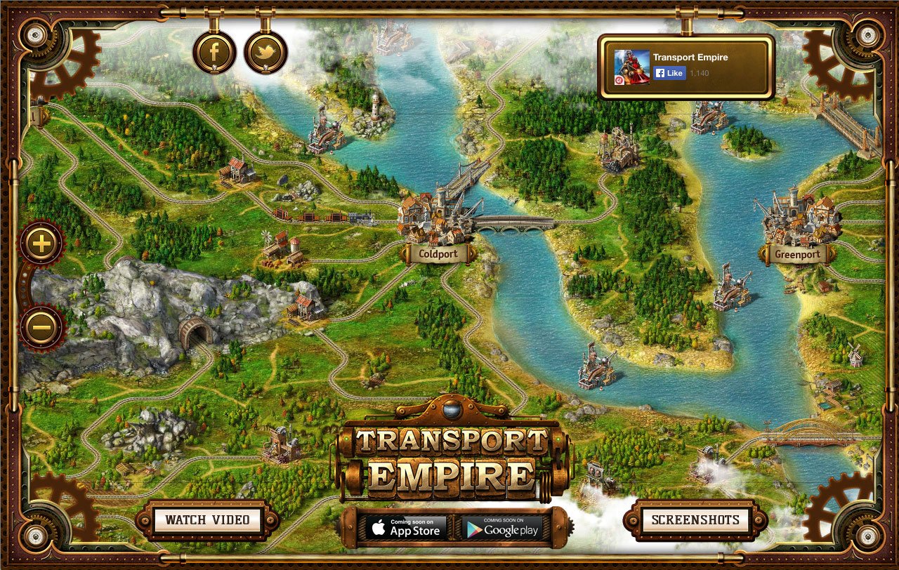 Transport Empire Website Screenshot