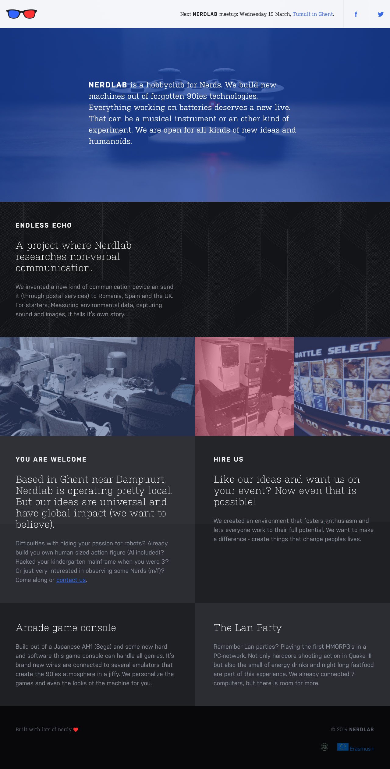 Nerdlab Website Screenshot