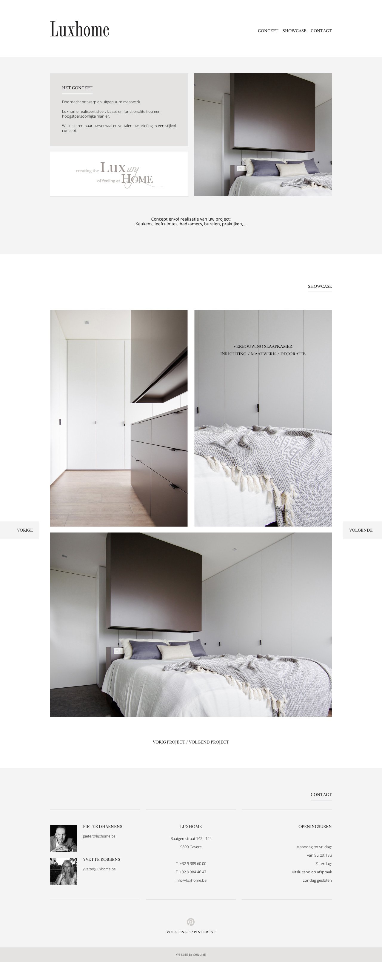 Luxhome Website Screenshot