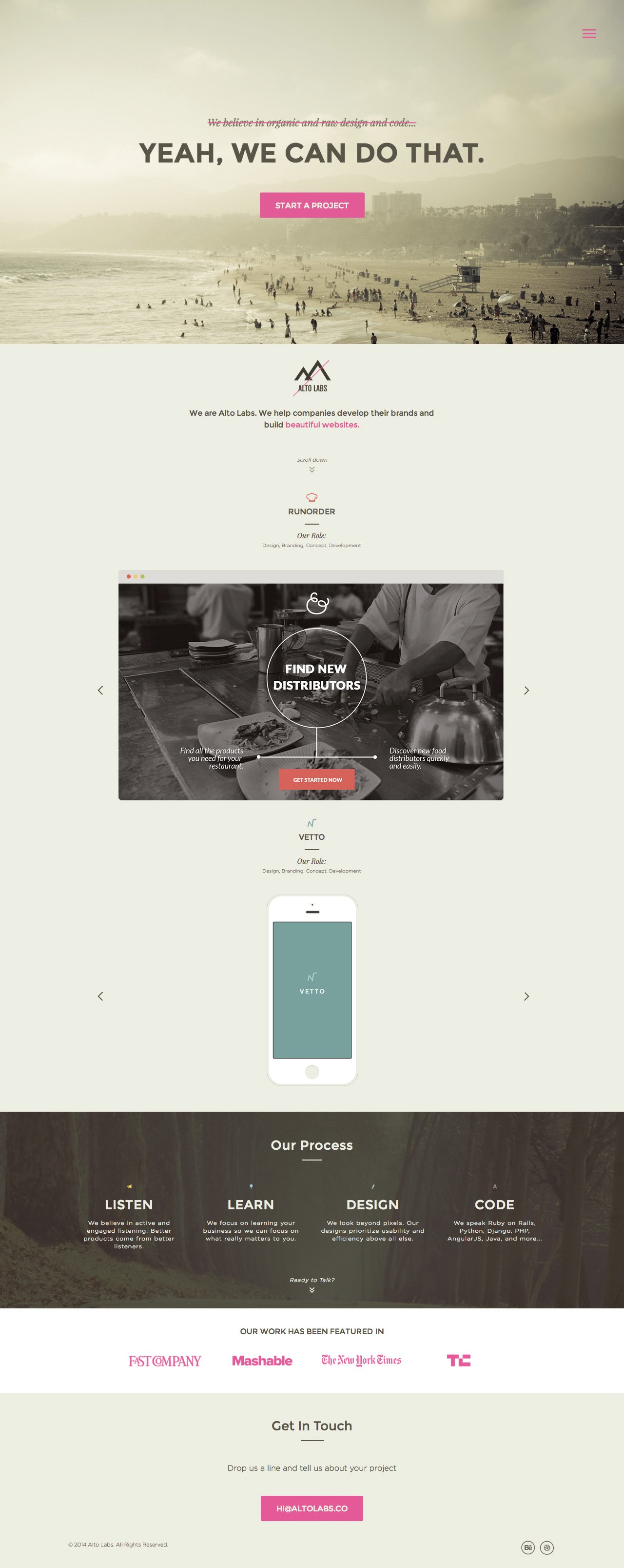 Alto Labs Website Screenshot