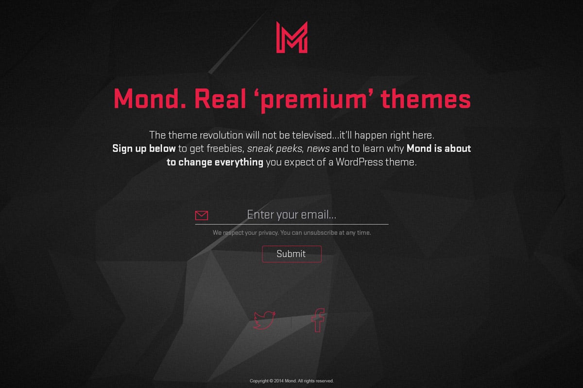 Mond Website Screenshot