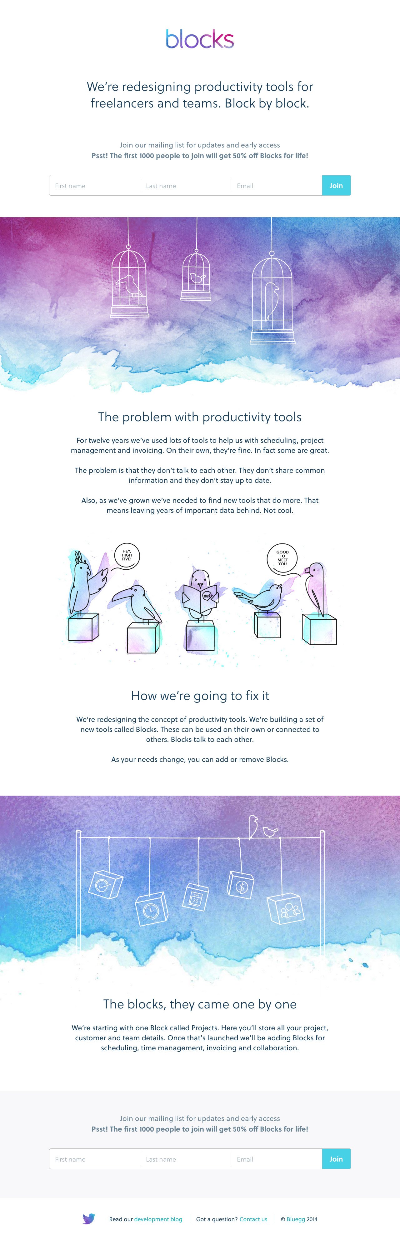 Blocks Website Screenshot