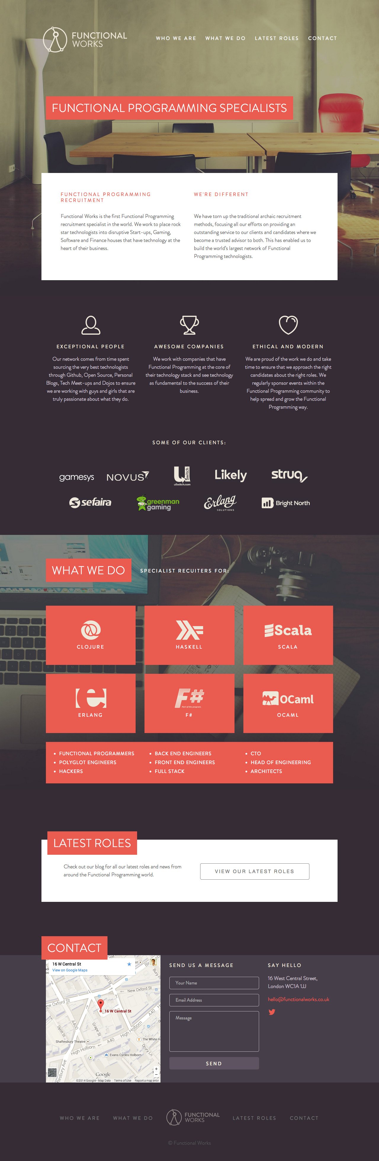 Functional Works Website Screenshot