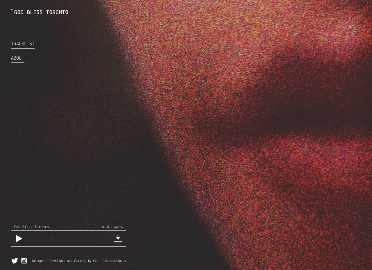 God Bless Toronto Website Screenshot