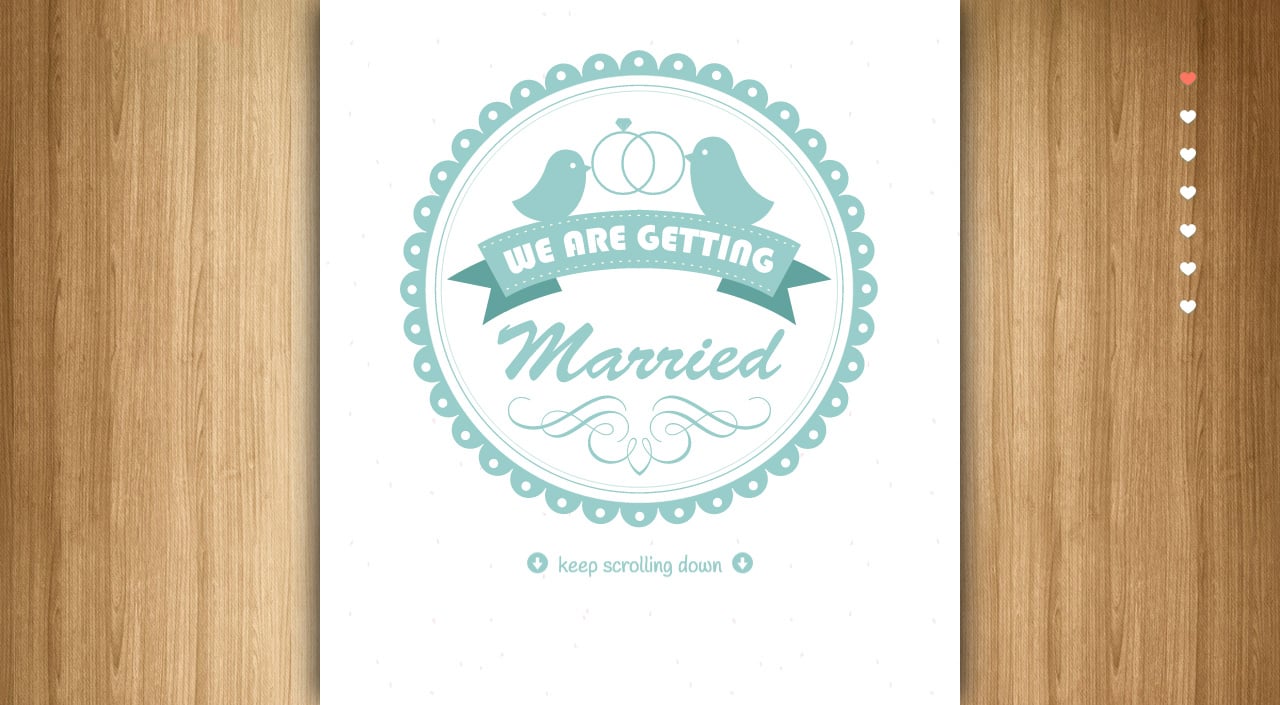 Shirley & Stanley’s Wedding Website Screenshot