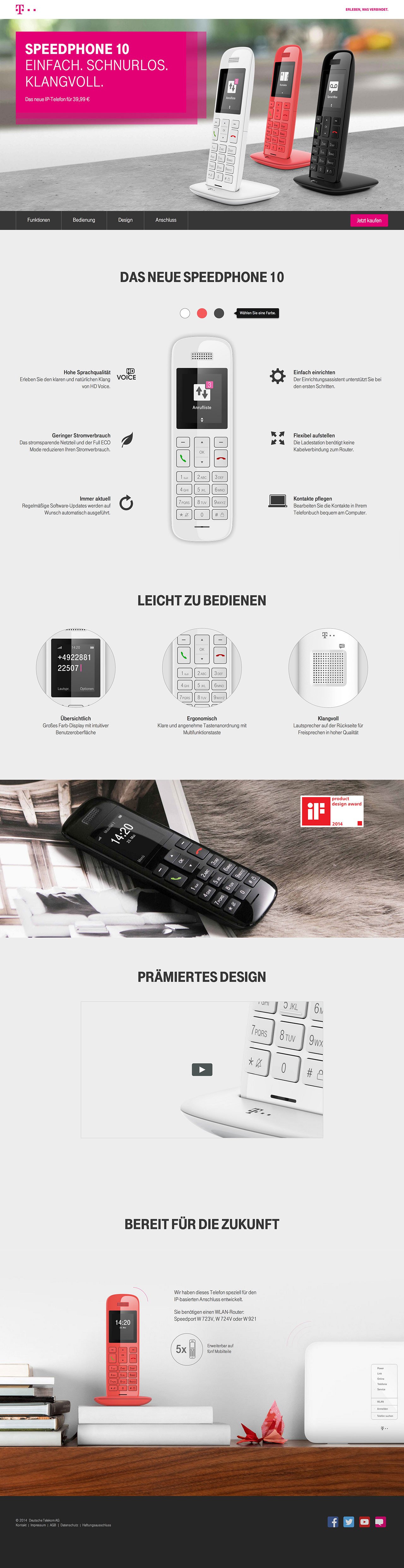 Speedphone 10 Website Screenshot