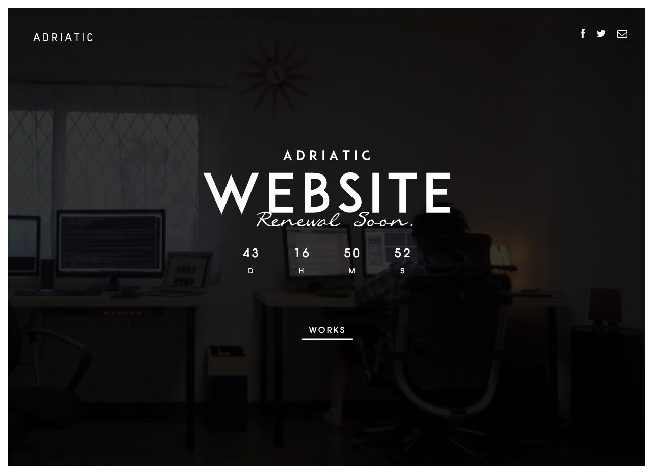 Adriatic Website Screenshot