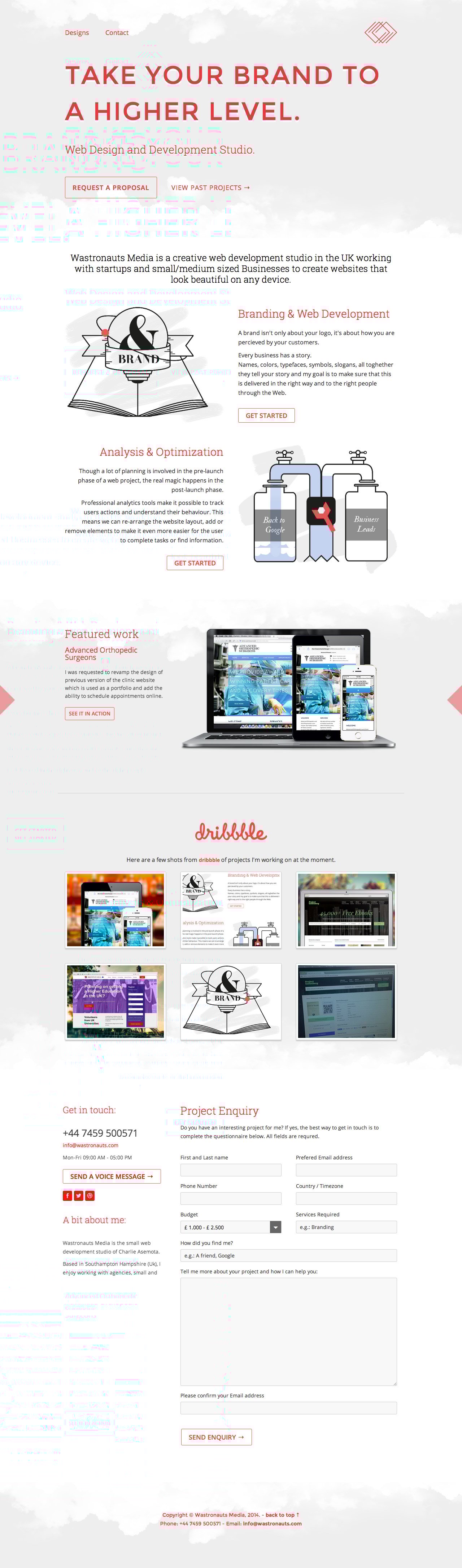 Wastronauts Media Website Screenshot