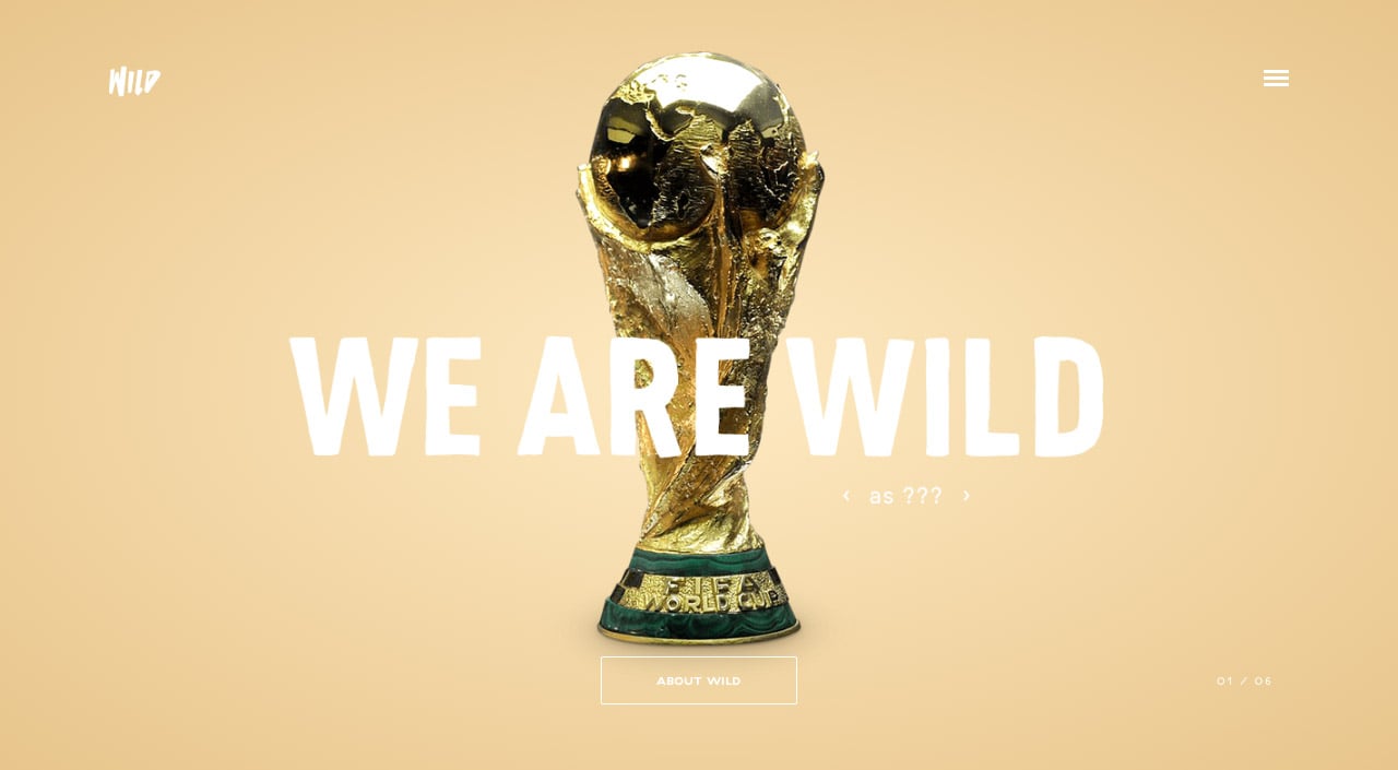WILD Website Screenshot