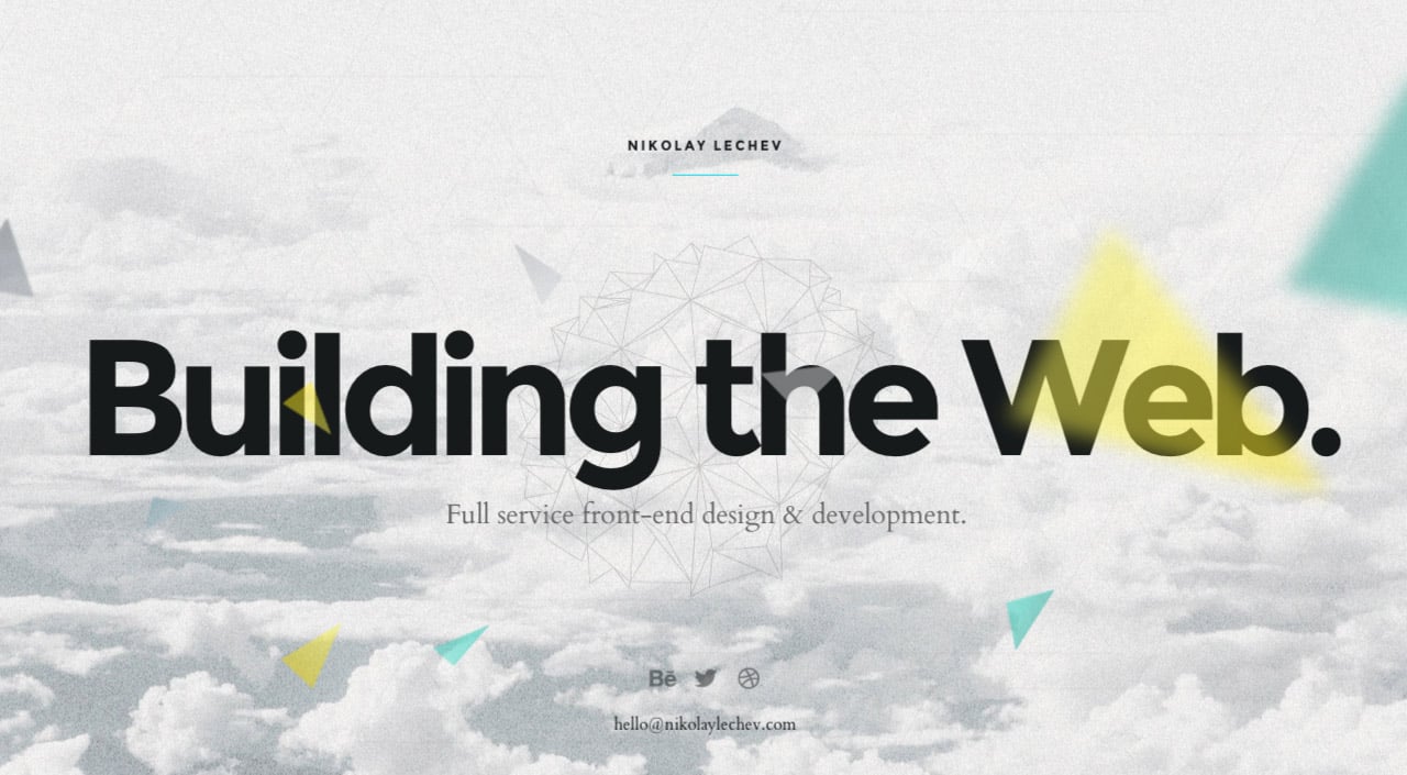 Nikolay Lechev Website Screenshot