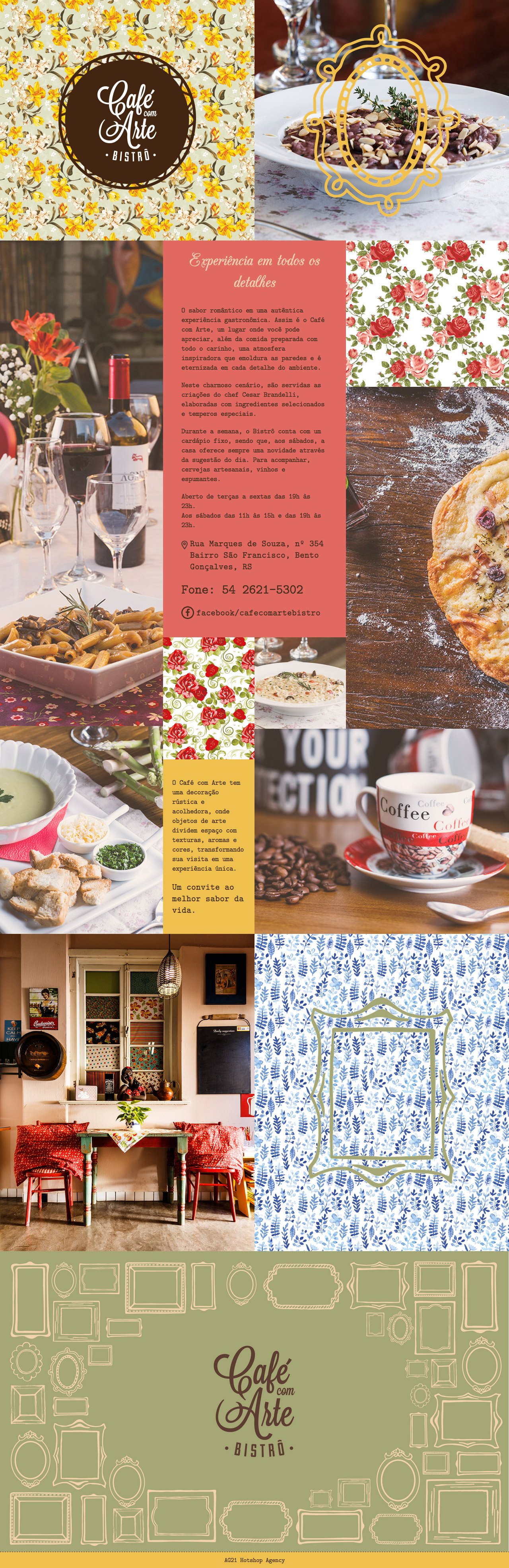 Café com Arte Bistrô Website Screenshot