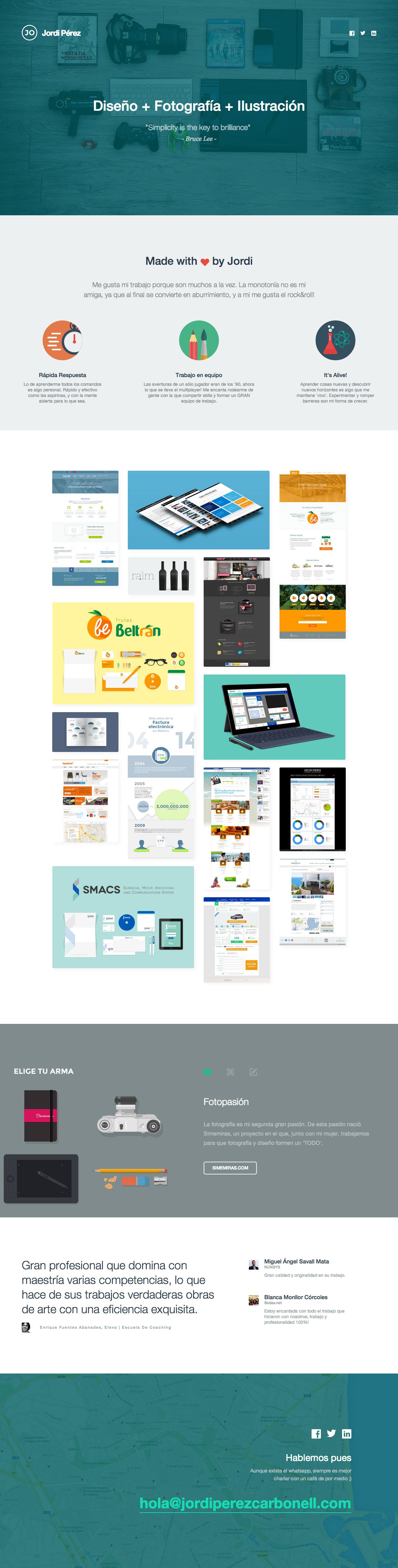 Jordi Pérez Website Screenshot