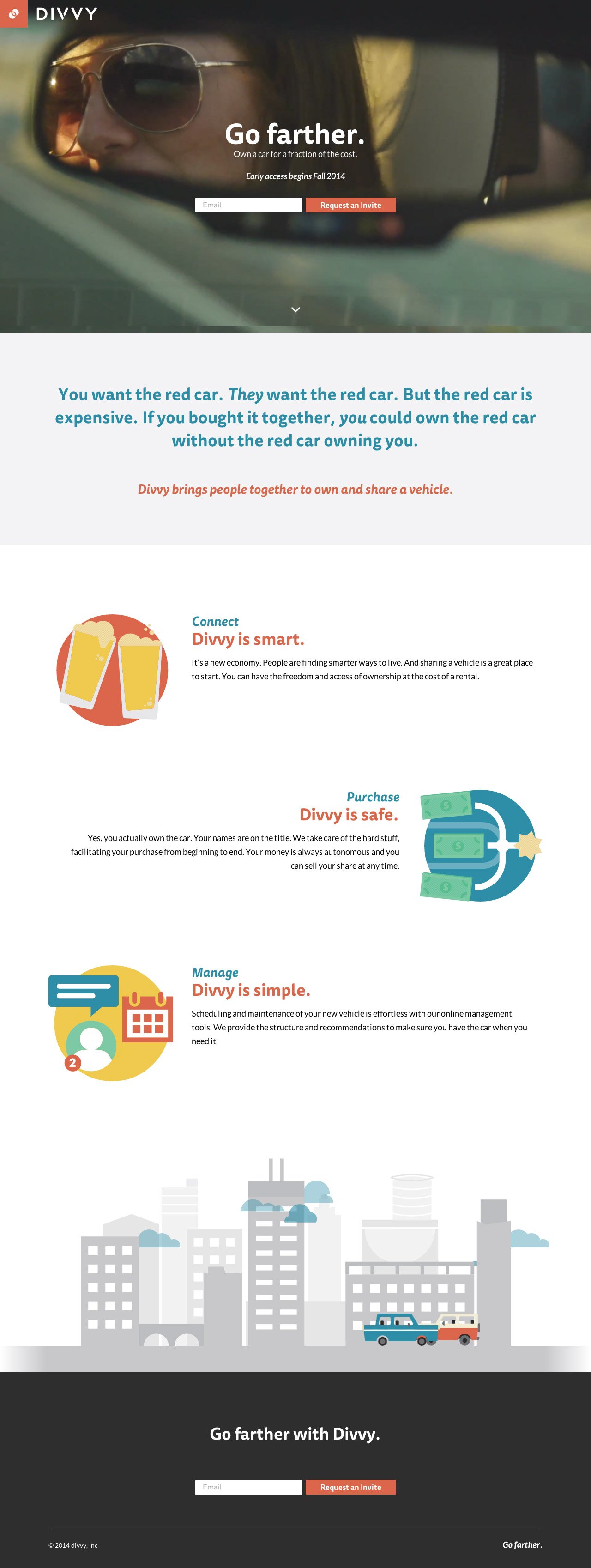 Divvy Website Screenshot