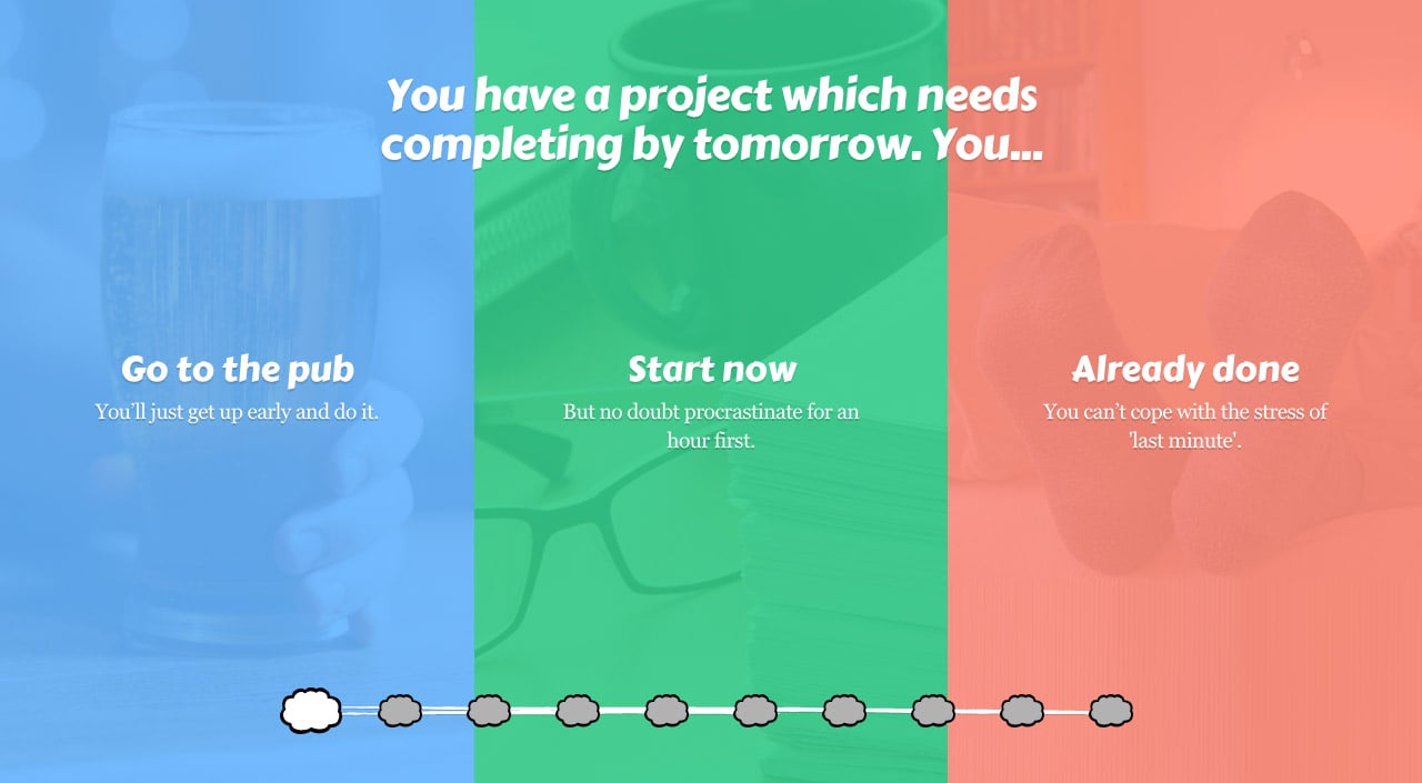 Living the Dream Website Screenshot