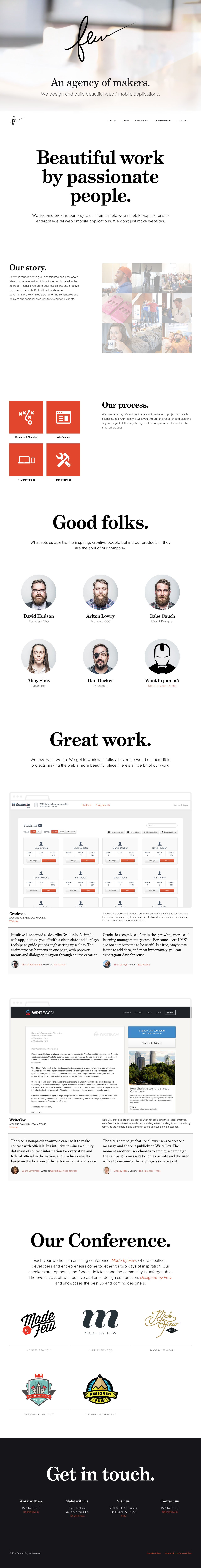 Few Website Screenshot