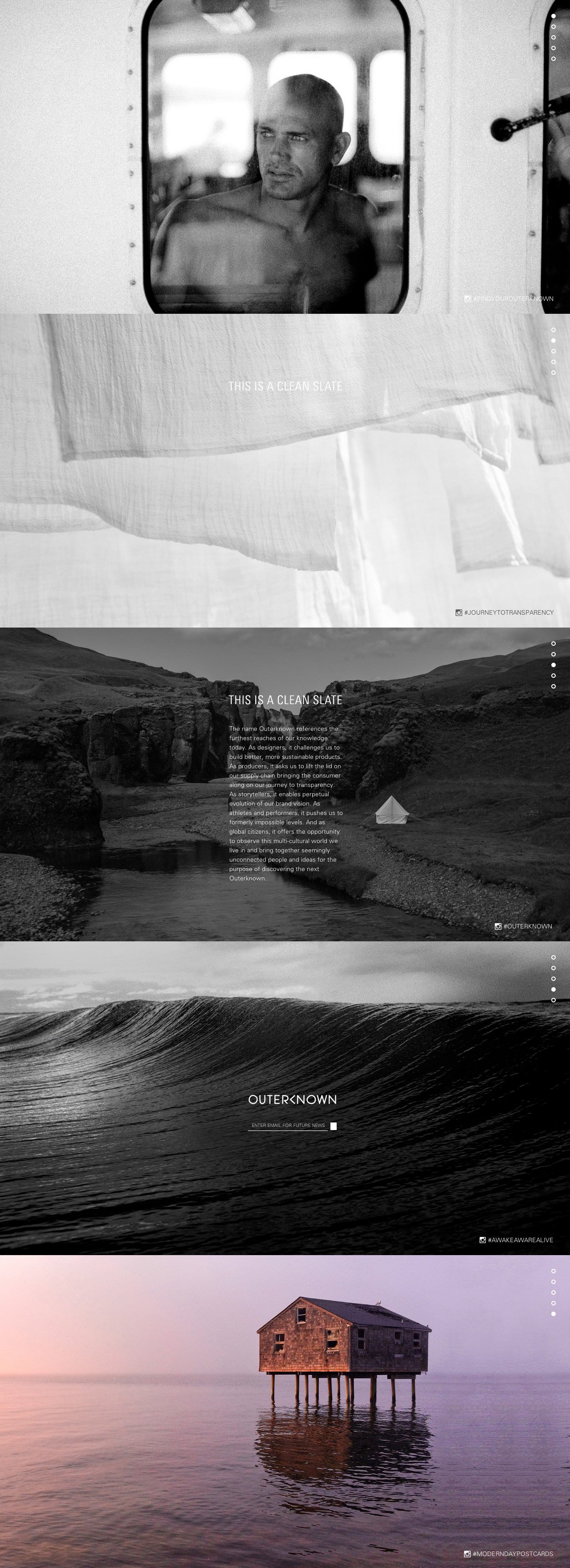 Outerknown Website Screenshot