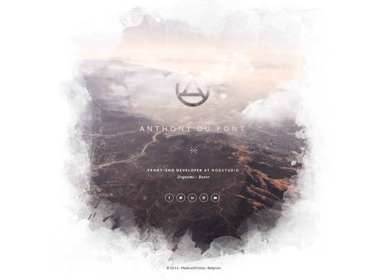 Anthony Du Pont Website Screenshot