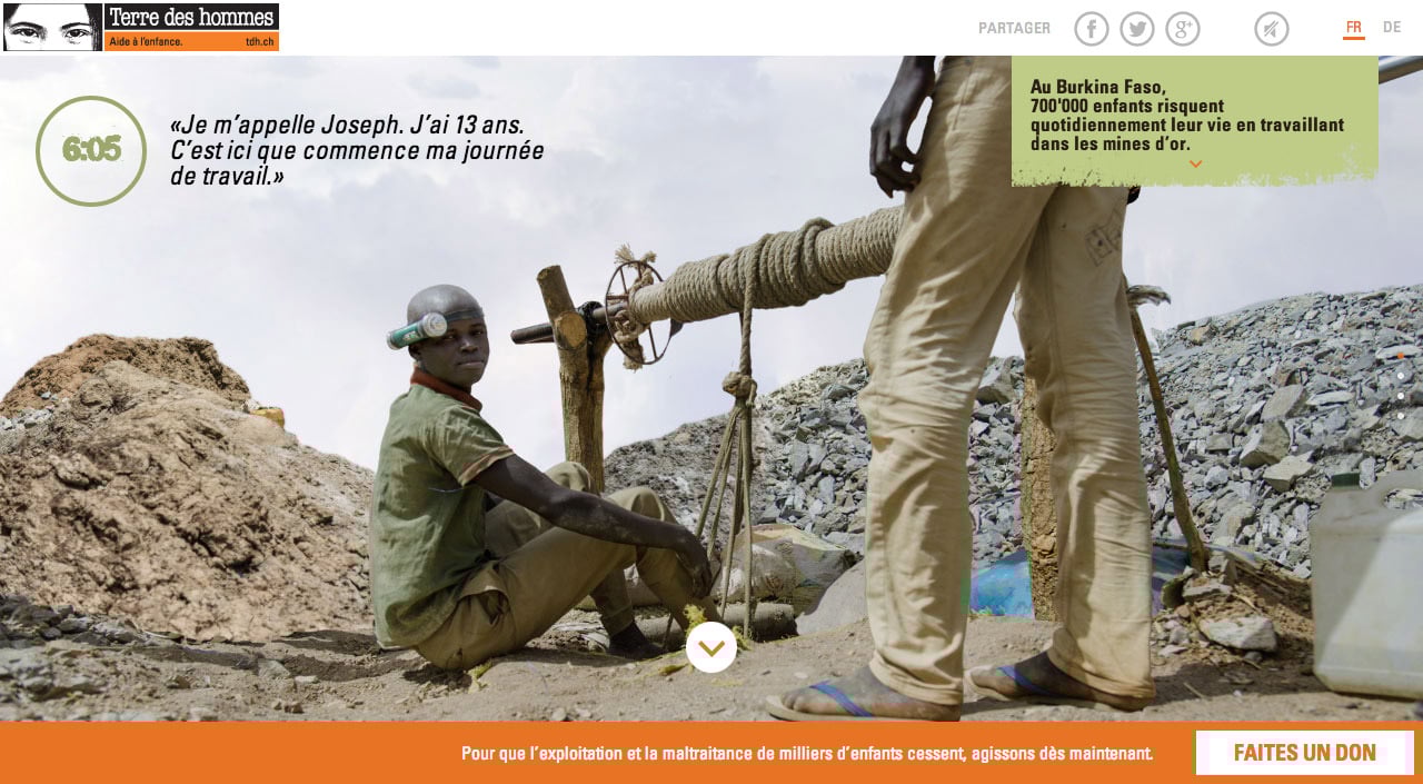 Start your descent now Website Screenshot