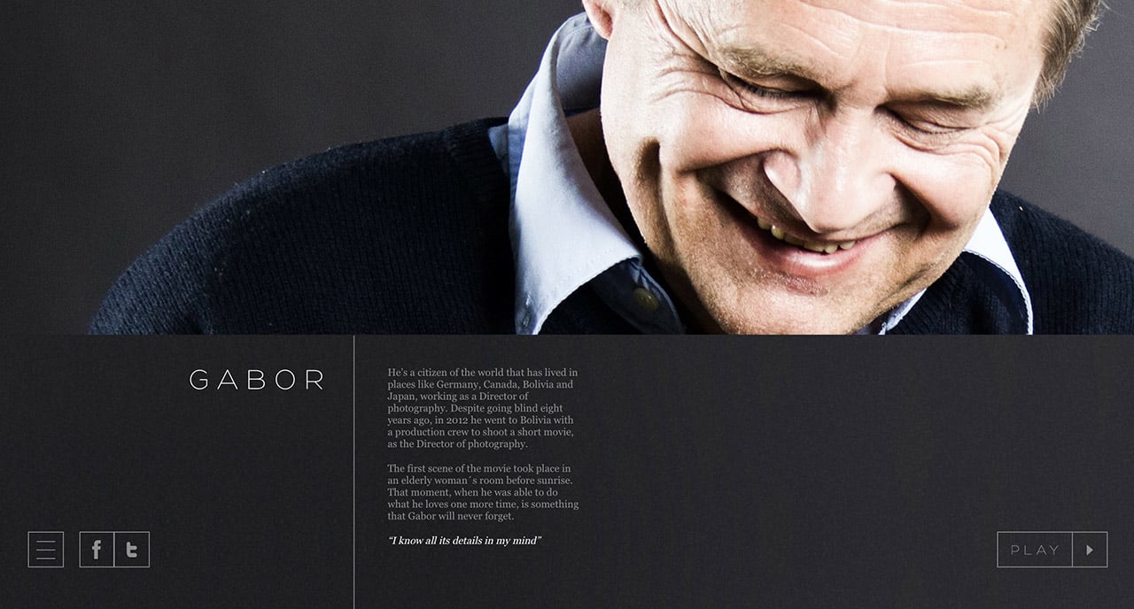 Touchable Memories Website Screenshot