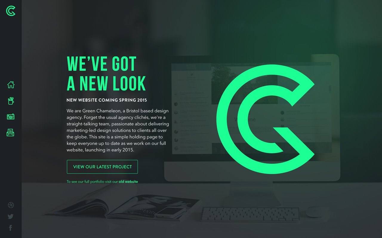 Green Chameleon Website Screenshot