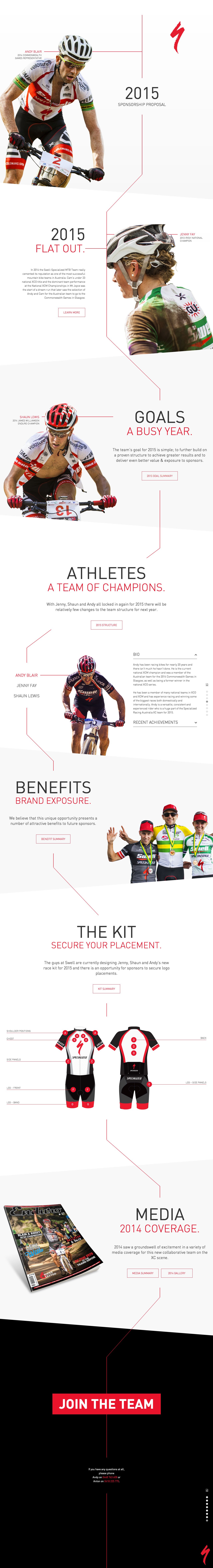 Swell Specialized Website Screenshot