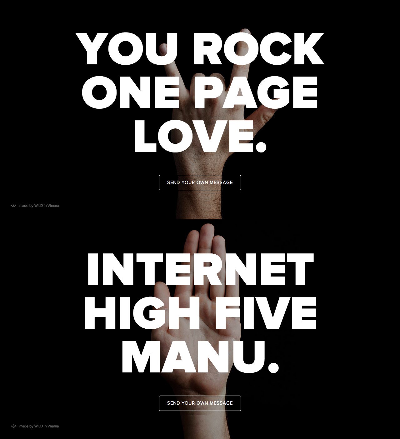 sendamessage.to Website Screenshot