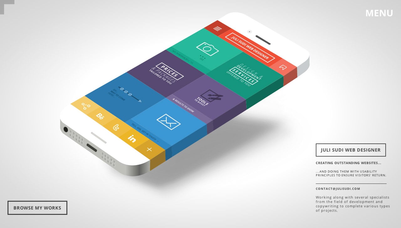 Juli Sudi Website Screenshot