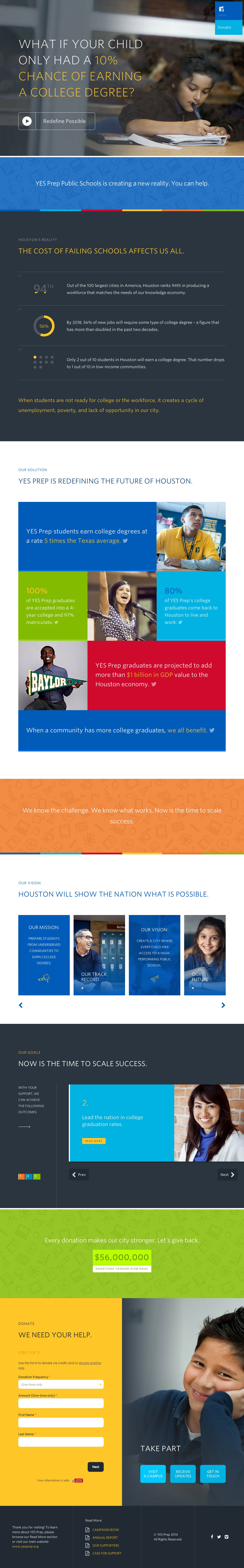 Redefine Possible Website Screenshot