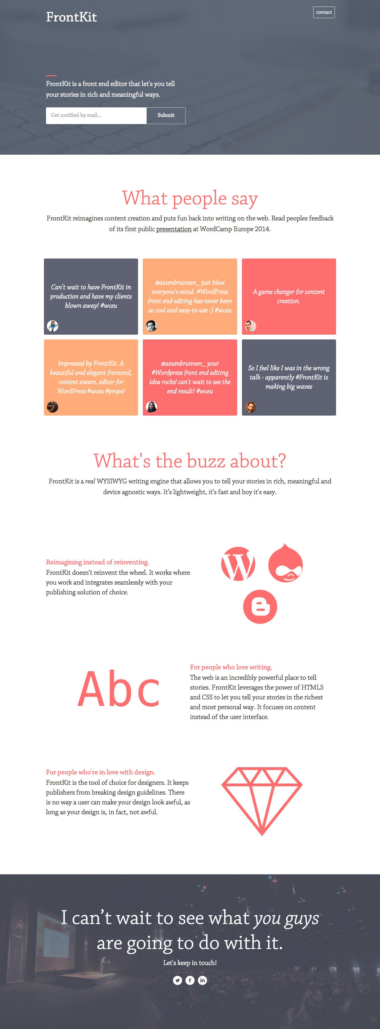 FrontKit Website Screenshot