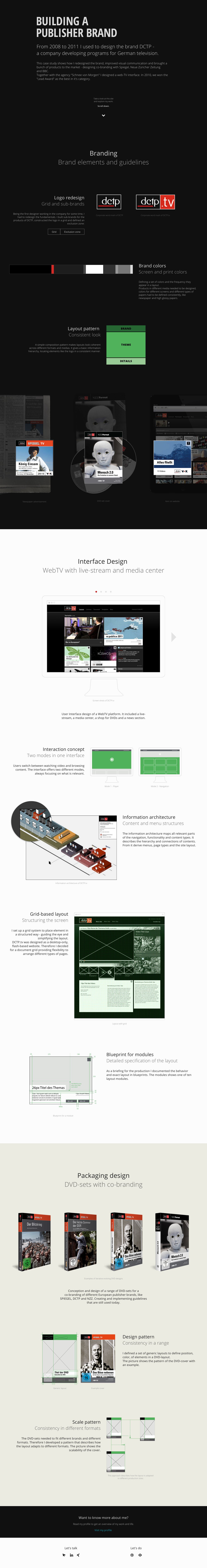 Building a Publisher Brand Website Screenshot