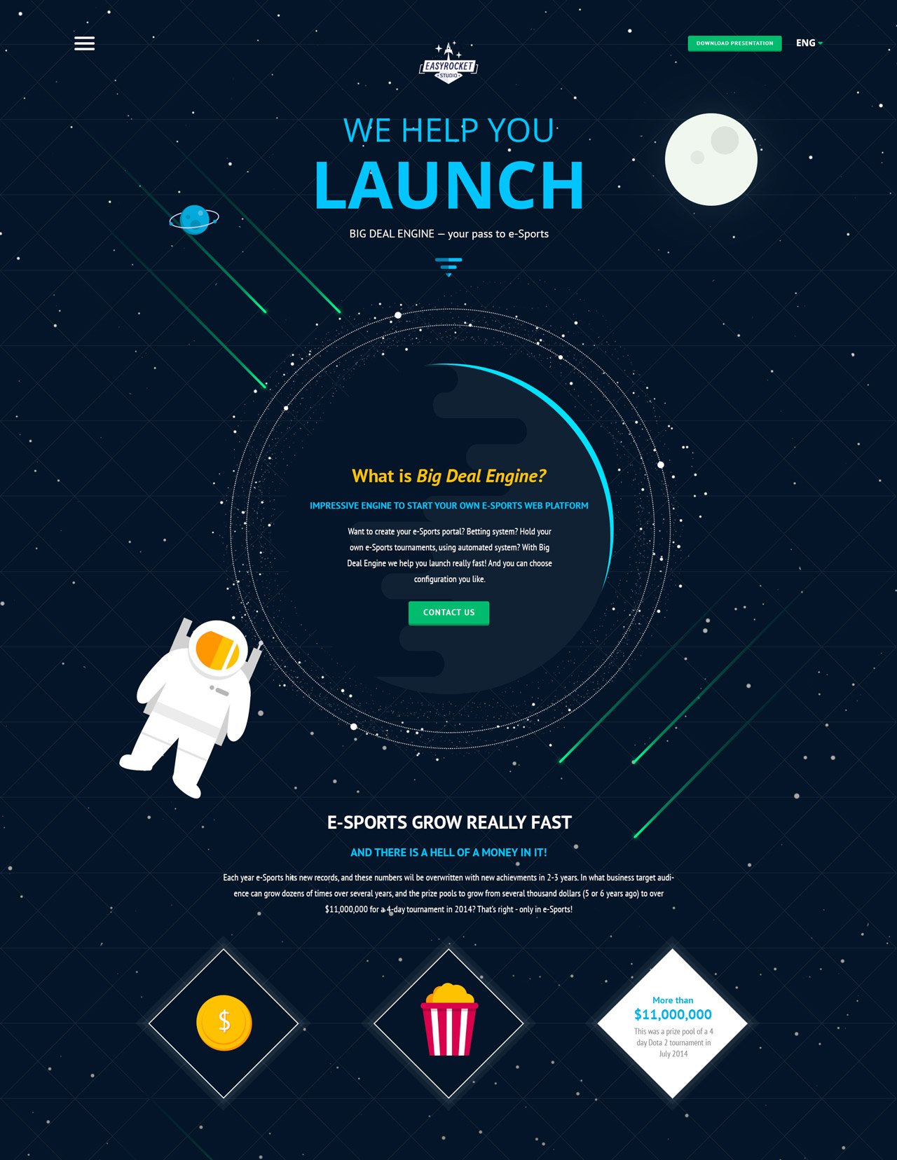 Easy Rocket Studio Website Screenshot