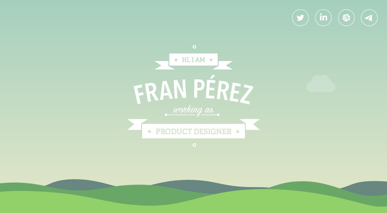 Fran Pérez Website Screenshot