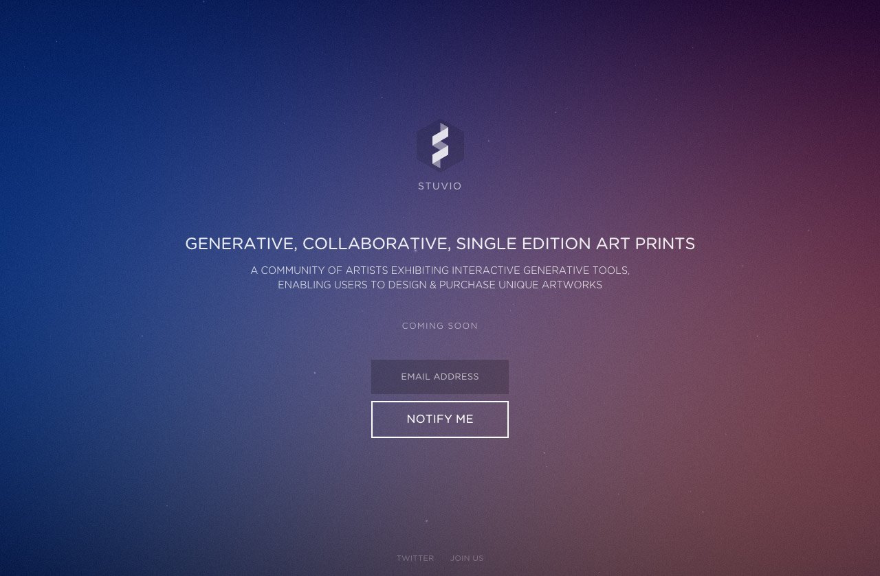 Stuvio Website Screenshot