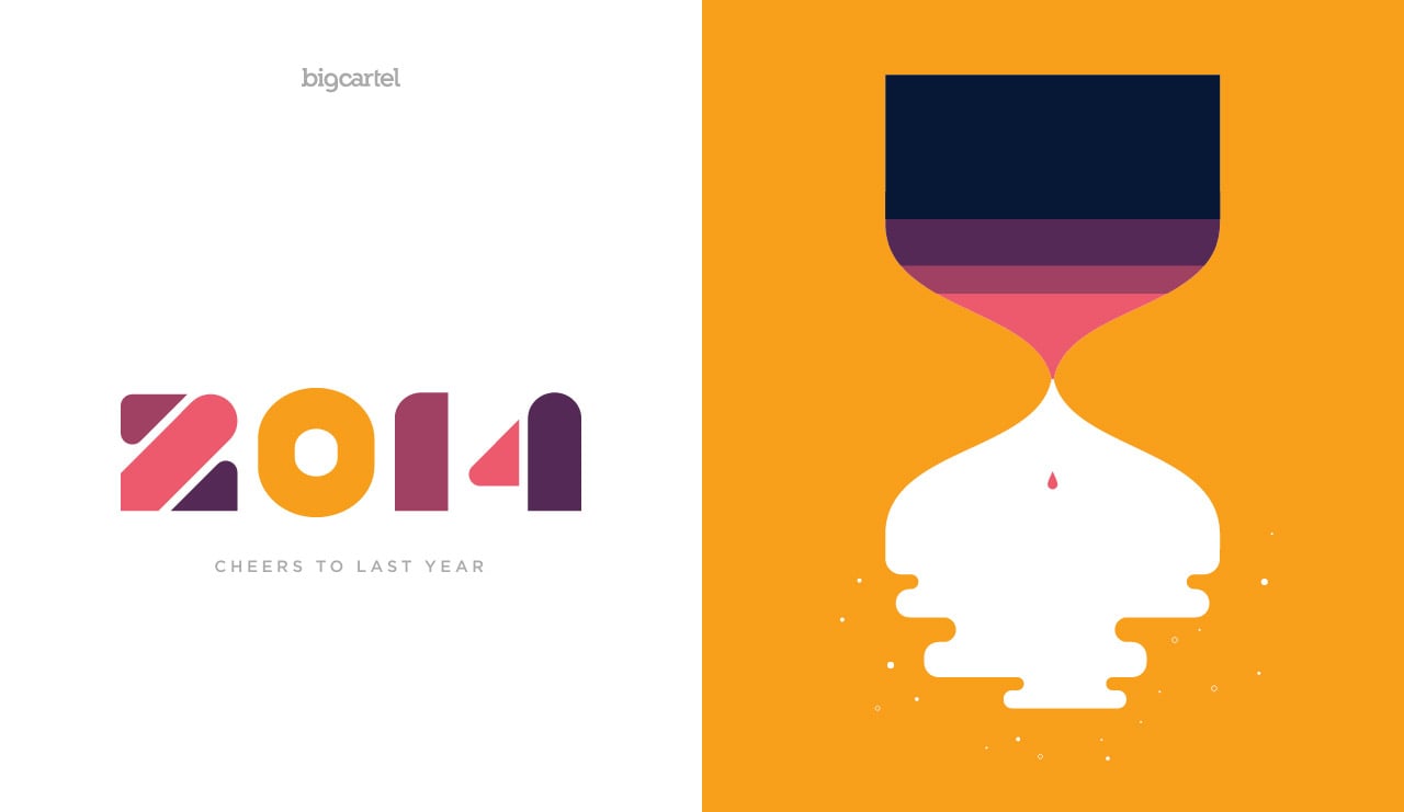 Big Cartel 2014 Recap Website Screenshot