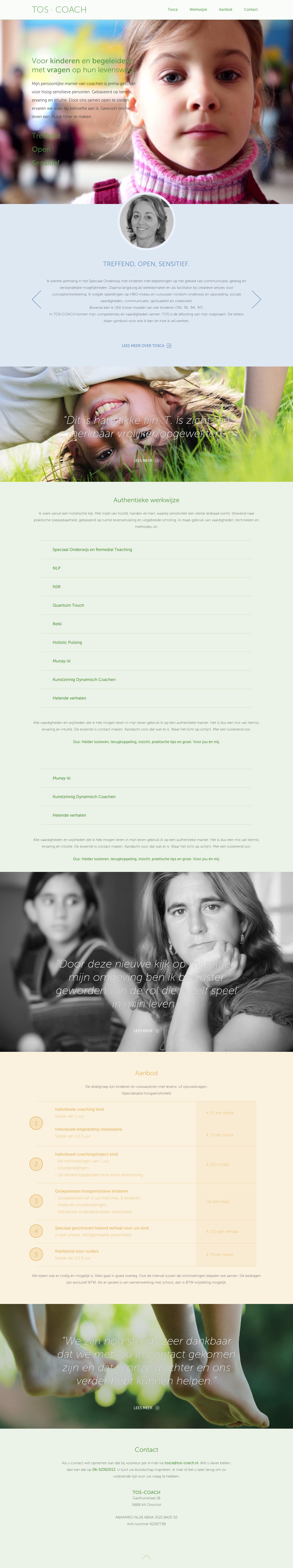 TOS-COACH Website Screenshot