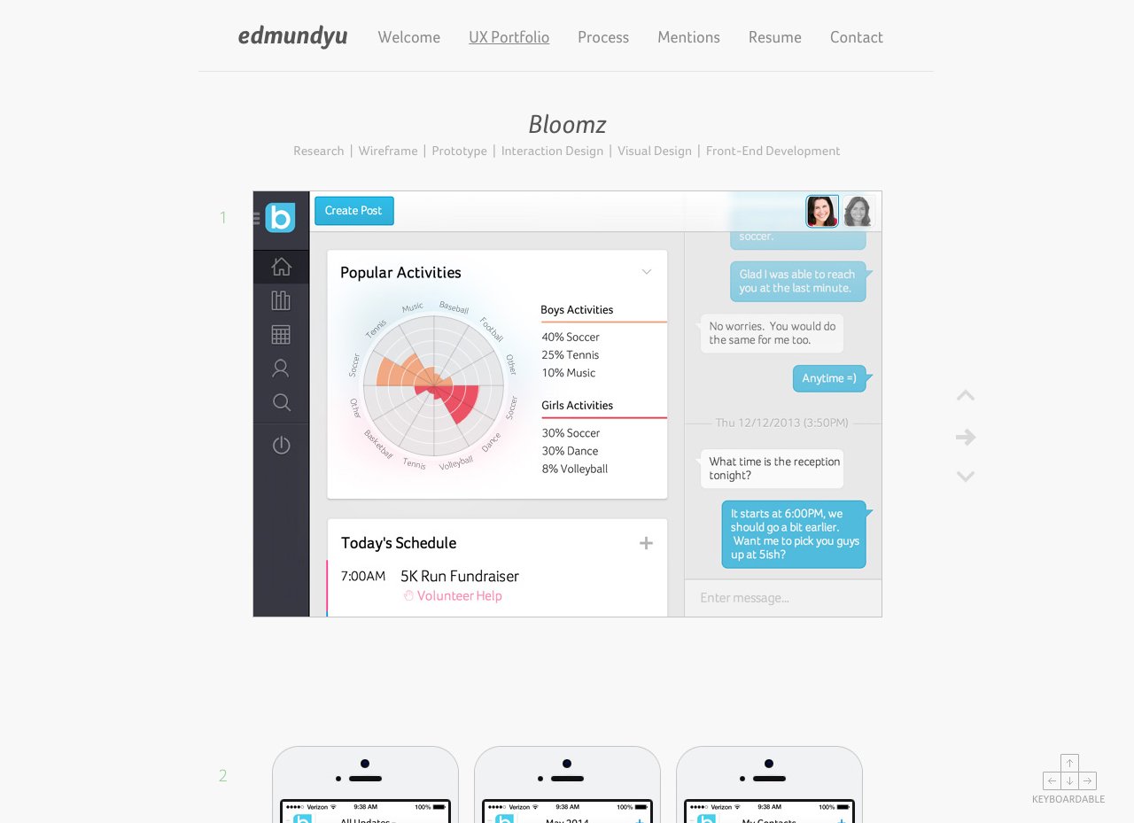 Edmund Yu Website Screenshot