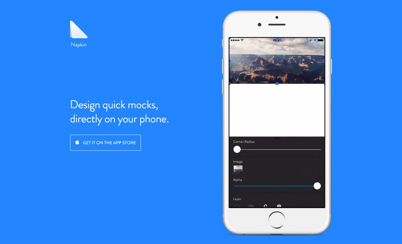 Napkin Website Screenshot