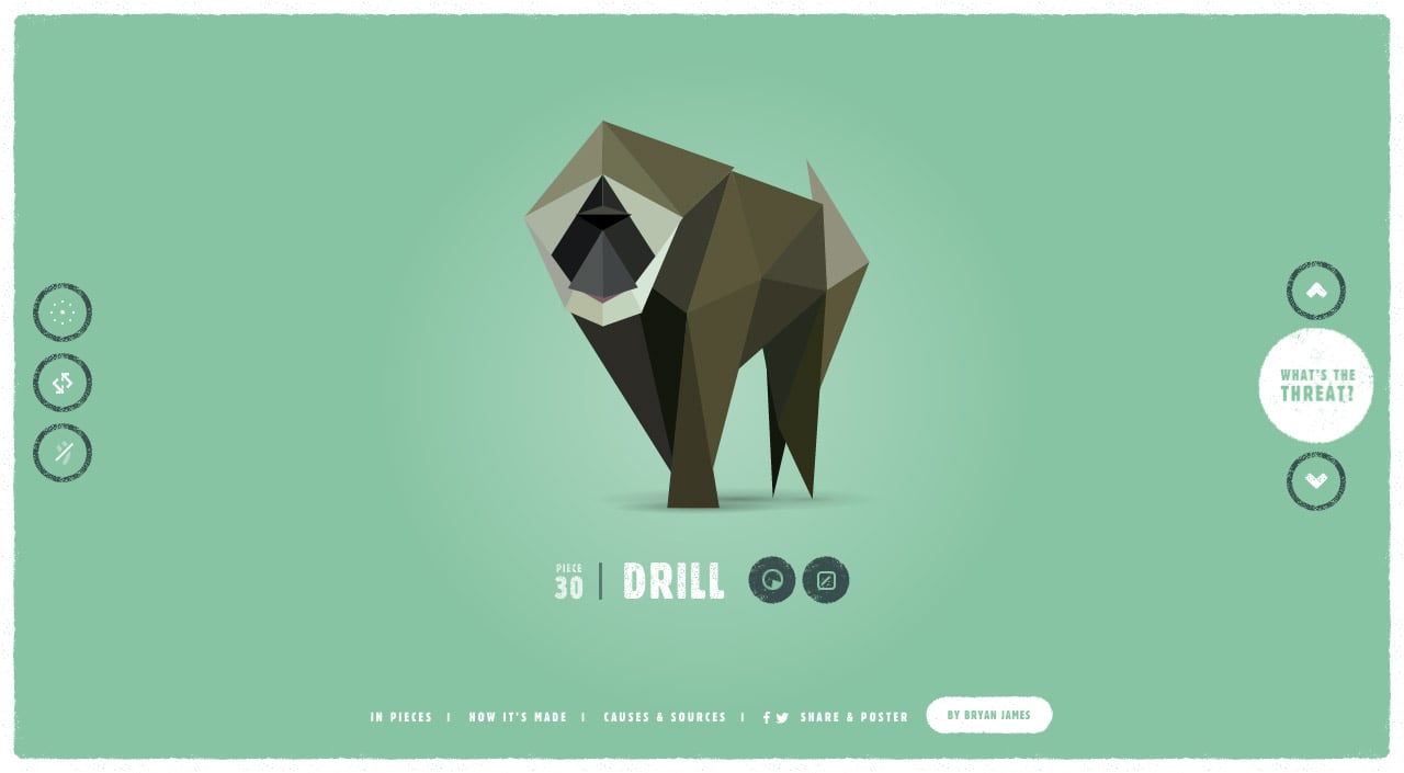 In Pieces Website Screenshot